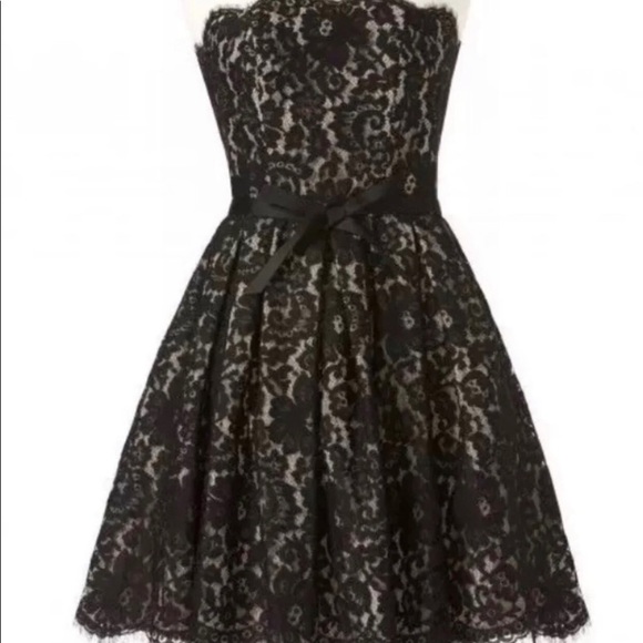 NWT Robert Rodriquez Neiman Marcus for Target Lace Strapless Dress - Picture 3 of 9
